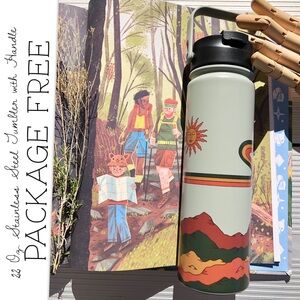 Package Free 22 Oz.  Stainless Steel Water Tumbler